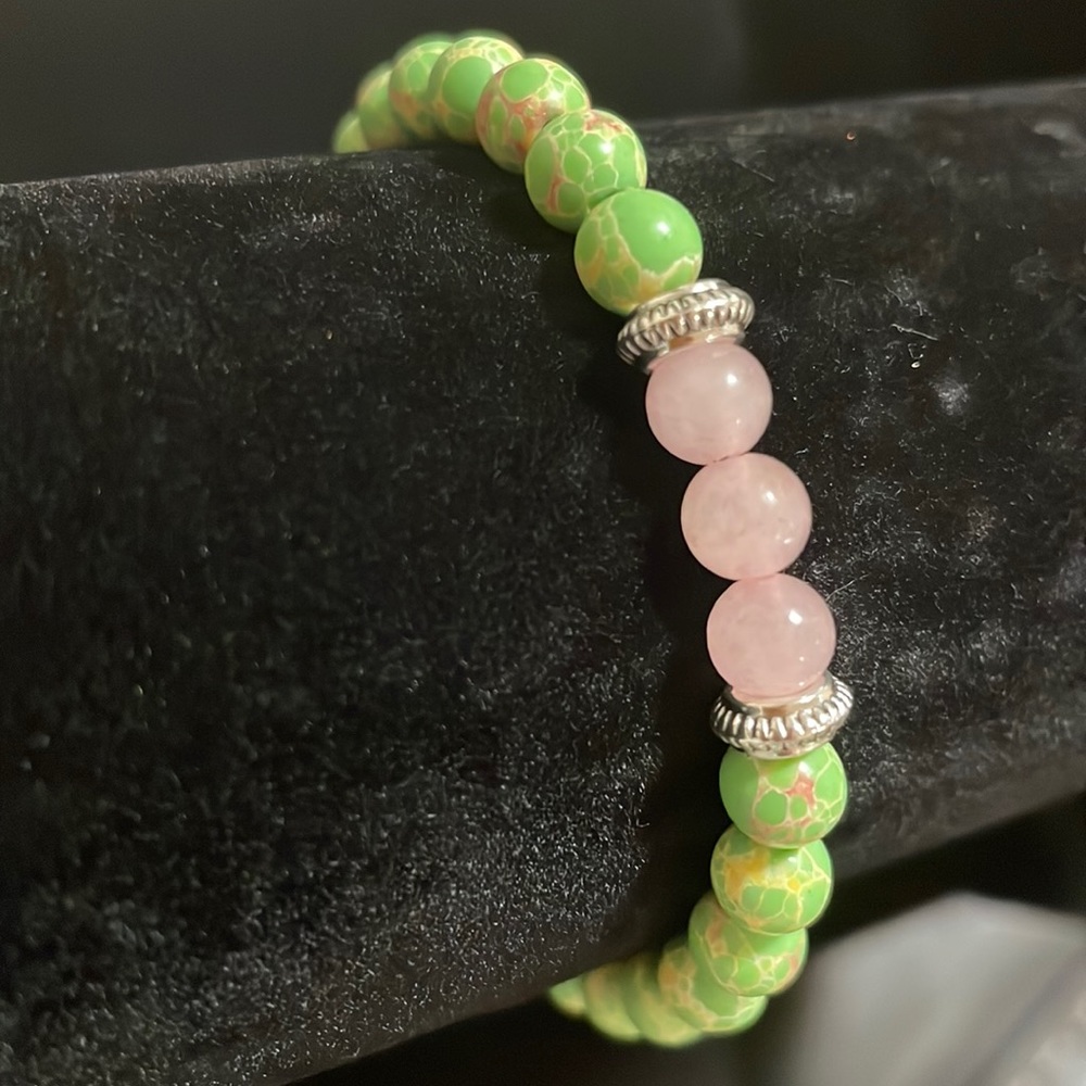 Genuine Crystal  Stretch Bracelet